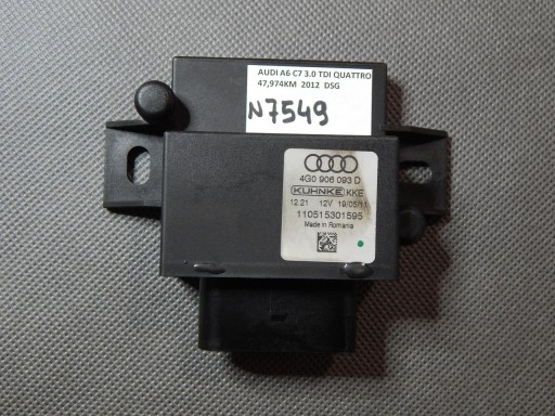 AUDI A6 C7 4G STEROWNIK POMPY PALIWA 4G0906093D