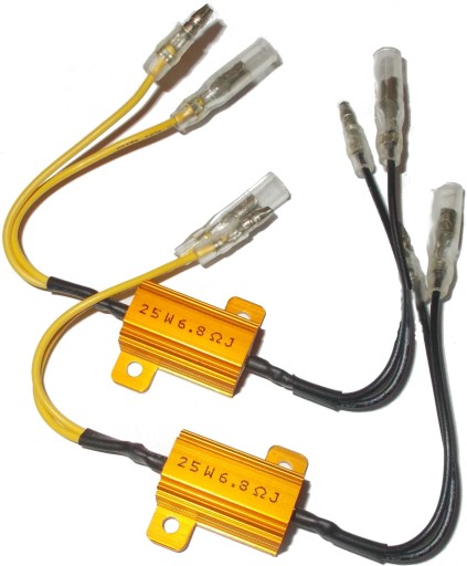 opornik rezystor do kierunkowskazów LED 25W.6,8Ohm