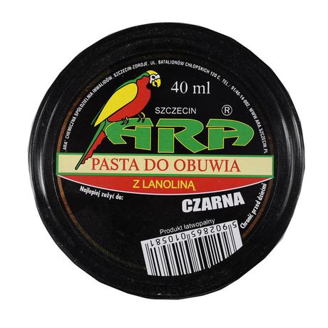 PASTA do BUTÓW lanolina czarna PL NAJLEPSZA wojsko