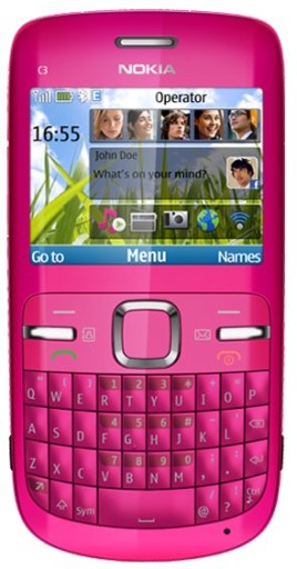 TELEFON NOKIA C3-00 RÓŻOWY
