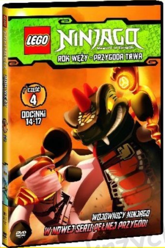 Lego Ninjago. Rok węży. Przygoda trwa, cz.4 [DVD]