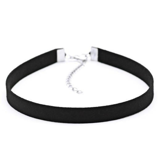 Naszyjnik CHOKER czarny Aksamitka 10mm różne długo