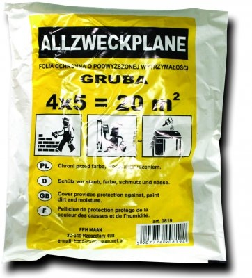 FOLIA MALARSKA OCHRONNA GRUBA JESZCZE TANIEJ 5 szt
