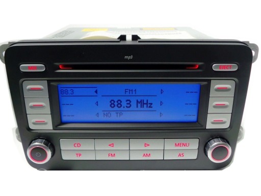 RADIO VW RCD300 MP3 GOLF PASSAT CADDY TOURAN JETTA