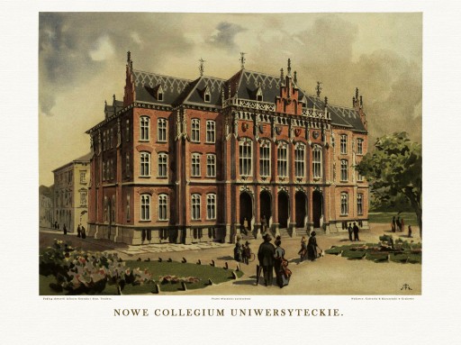 KRAKÓW Collegium Novum KOSSAK 1896