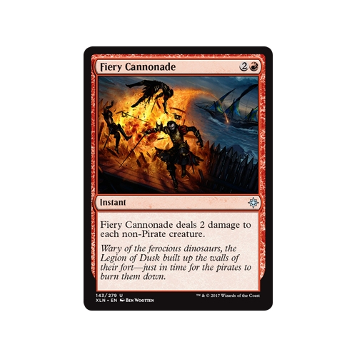 MTG 2x Fiery Cannonade (Uncommon)