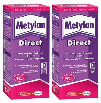 KLEJ DO TAPET METYLAN DIRECT DWUPAK 2x200g