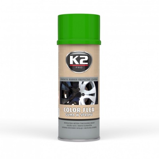 K2 PRO COLOR FLEX GUMA W SPRAY ZIELONA GREEN