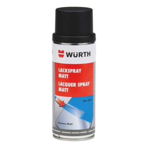 Wurth czarny mat lakier w spray 'u od SS