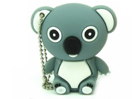 PENDRIVE USB 16 GB MIŚ KOALA SZARY MISIEK + BRELOK