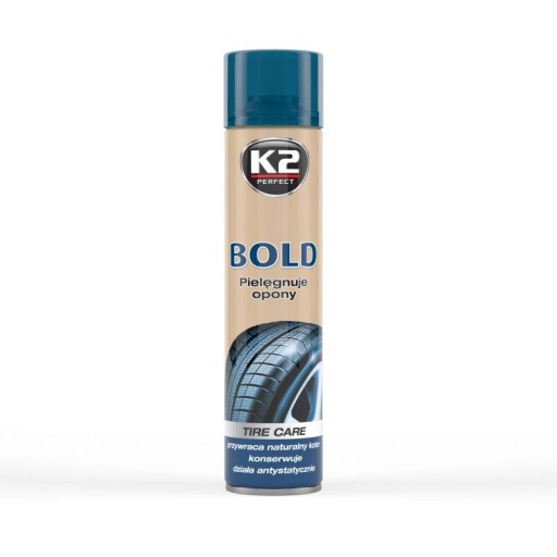 SPRAY DO PIELĘGNACJI OPON K2 BOLD TYRE CARE 600ML