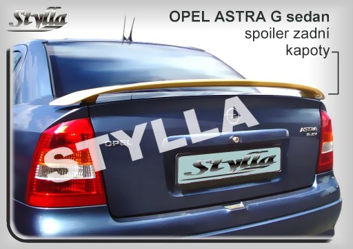 spoiler spojler do Opel Astra G sedan MK4 1998--