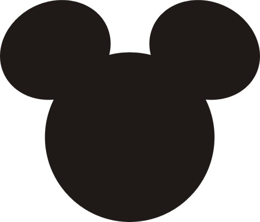 MICKEY MOUSE naklejka Myszka 404-8 P RÓŻNE KOLORY