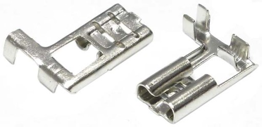 KONEKTOR KĄTOWY ŻEŃSKI 6,3mm /0,5-1mm2 KPL 100szt