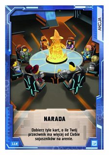 karta nr 114 Narada lego nexo Knights 2