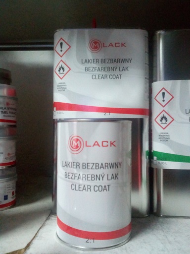 LAKIER BEZBARWNY Z UTWARDZACZEM KPL. 7,5L.