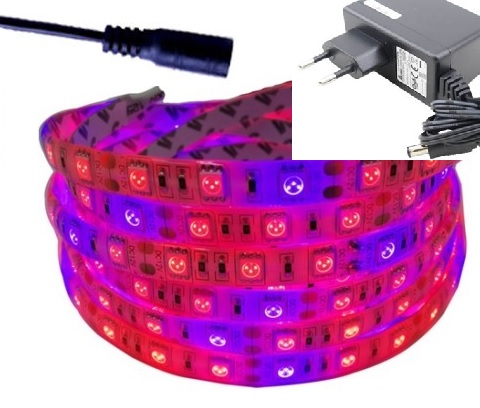 ZESTAW Taśma LED GROW do wzrostu roślin 2 m IP20