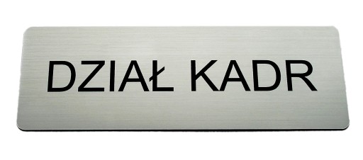 Tabliczka na drzwi 17x6 do naklejenia GRAWER