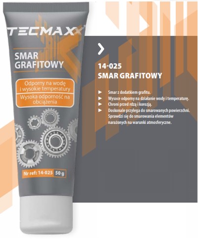 TECMAXX SMAR GRAFITOWY TUBKA 50G