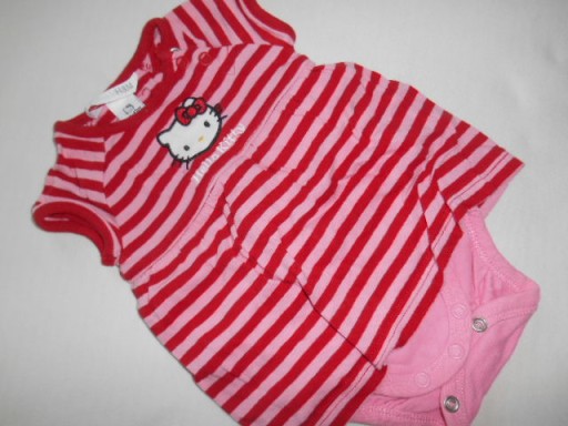 H&M HELLO KITTY SUPER BODY jak SUKIENKA 56+