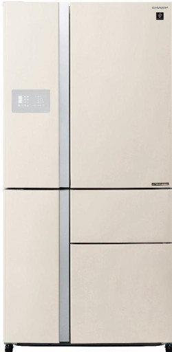 Lodówka 5 Drzwi Sharp SJ-PX830A-BE No Frost Kostkarka Plasma Cluster Beżowa