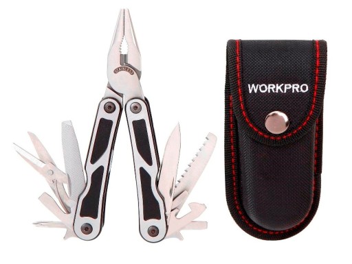 NARZĘDZIE UNIWERSALNE MULTITOOL 15W1 +ETUI WORKPRO