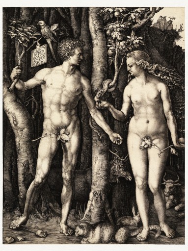 Albrecht DURER Adam i Ewa 1504 r.