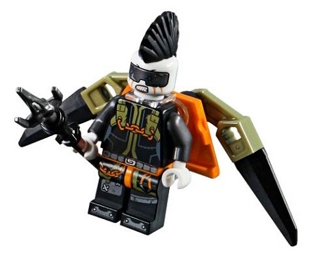 Lego figurka @@@ JET JACK + BROŃ @@@ z 70653