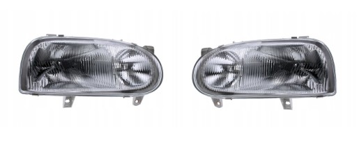 REFLEKTOR LAMPA PRZÓD VW GOLF III 91- H1 KOMPLET