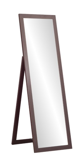 DUŻE STOJĄCE LUSTRO w ramie WENGE 170x50