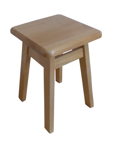 SOLIDNY taboret sosnowy 45cm stołek krzesło zydel taboret kuchenny prezent