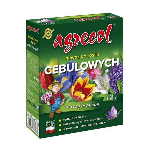 NAWÓZ DO ROŚLIN CEBULOWYCH I BYLIN 1,2KG AGRECOL