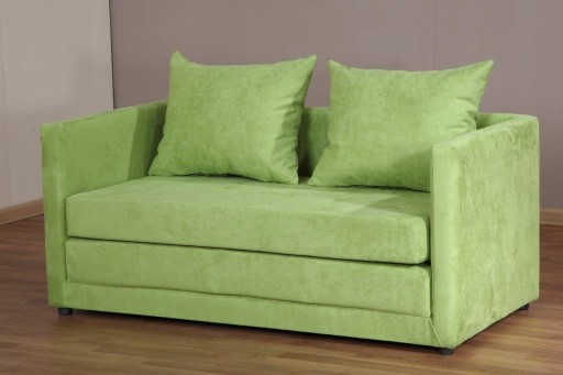 Tania rozkładana mała sofa 128 x 67 różne kolory