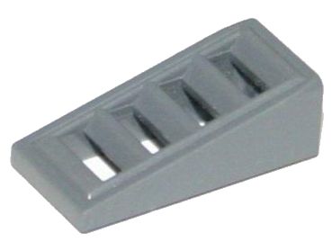 LEGO 1X2 GRILL, SKOS CIEMNO SZARY 61409 - 2 SZT