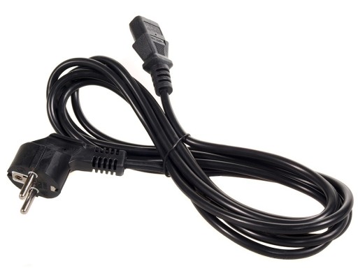 Kabel Zasilający 3pin 1,5m TV Projektor Monitor EU