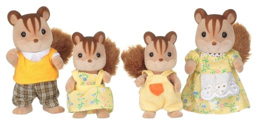 SYLVANIAN FAMILIES RODZINA WIEWIÓREK 3136 4172