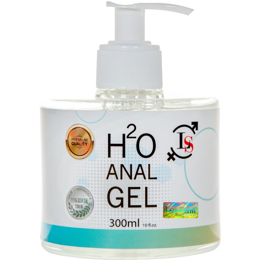 H2O ANAL GEL 300ml WYRÓŻNIONY ŻEL ANALNY DELIKATNY