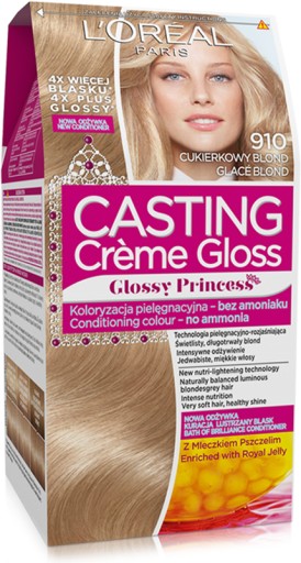 L'Oreal Casting farba Creme Gloss 910 cukierkowy