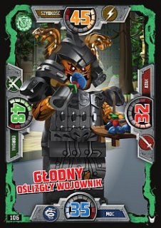 karta nr 106 głodny oślizgły wojown Lego Ninjago 3