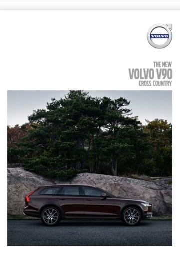 Volvo V90 CC prospekt mod 2018 angielski export