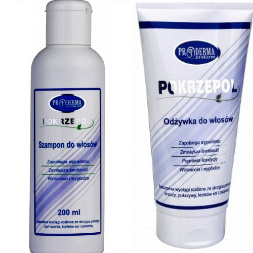 ZESTAW POKRZEPOL SZAMPON + ODŻYWKA NA ŁYSIENIE