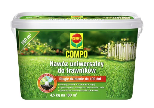 COMPO UNIWERSALNY NAWÓZ DO TRAWY TRAWNIKÓW 4,5 KG