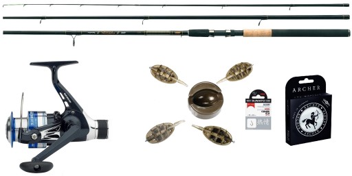 Zestaw wędkarski method feeder 3,3 m kołowrotek