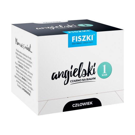 FISZKI OBRAZKOWE – angielski – Człowiek – krok 1 (A1)