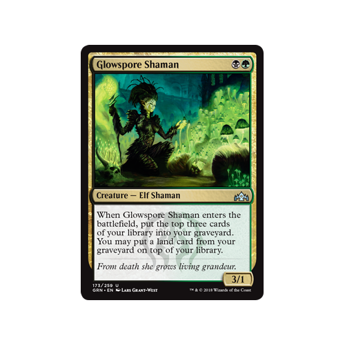 MTG 2x Glowspore Shaman (Uncommon)