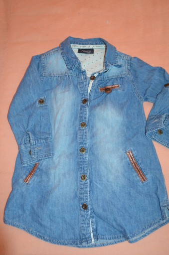 **NEXT** SUKIENKA JEANS DO PRZEDSZKOLA WIOSNA 104