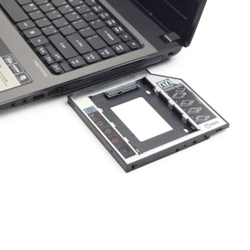 KIESZEŃ NA DRUGI DYSK 2,5'' SATA DO NAPĘDU 12,7MM