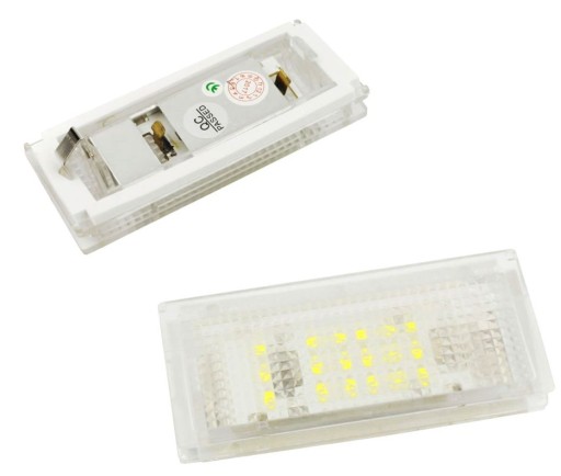 LED LAMPKI x2 TABLICY SKLEP PODŚWIETLENIE BMW E46