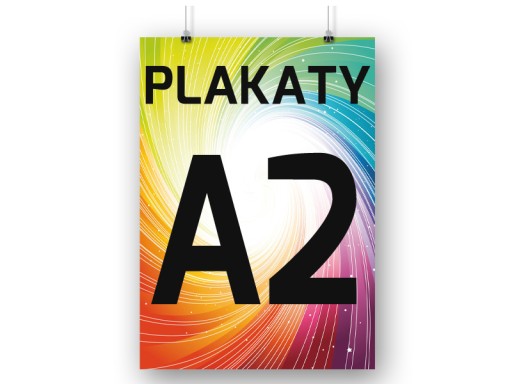 PLAKAT A2 100 SZT PLAKATY - kreda 130/135g.