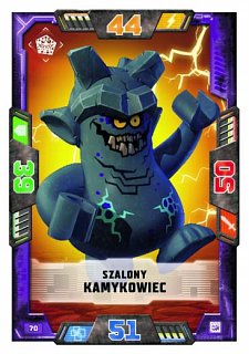 karta nr 70 Szalony Kamykowiec lego nexo knights 2